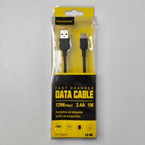 Fast Charger Type C - USB kabel (100cm) 2.4A