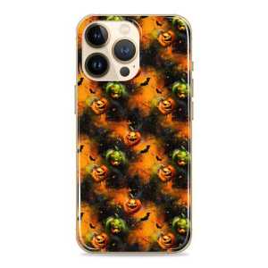 Silikonska maskica za mobitel - Colourful Pumpkins - Halloween-72