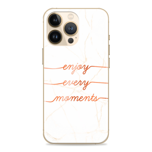 Silikonska Maskica za mobitel - "Enjoy every moment" marble - MBL16