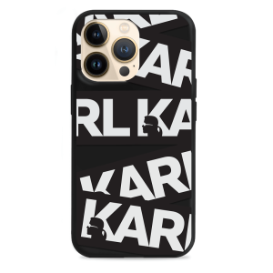 Crna Karl Lagerfeld silikonska maskica - motiv5