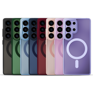 MagSafe poluprozirna maskica s obojenim rubovima za Samsung Galaxy S26 Ultra - Više boja