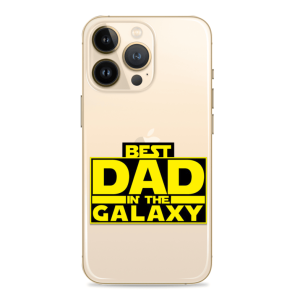 Silikonska Maskica za mobitel - "Best dad in the galaxy" - OM28