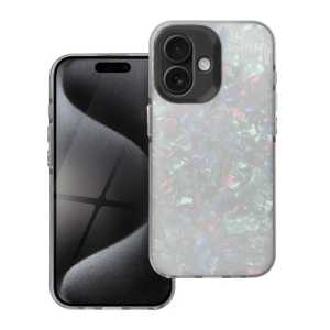 Silikonska Pearl maskica za iPhone 16 - Crna