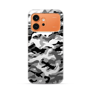Silikonska Maskica za Honor 600 - Camouflage - siva