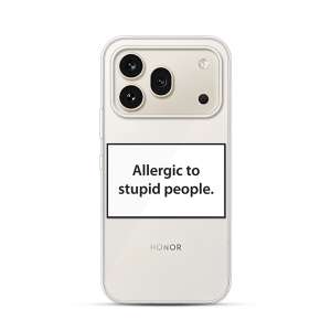 Silikonska Maskica za Honor 600 Pro - Allergic to Stupid People