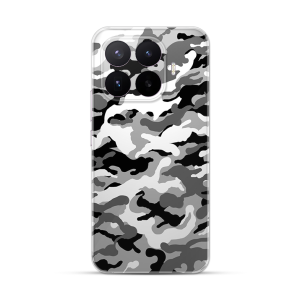 Silikonska Maskica za Xiaomi 17T Pro - Camouflage - siva