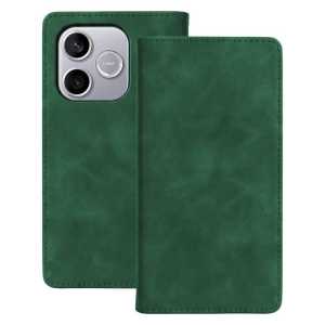 Smart Suede Preklopna Maskica za Honor 600 Lite - Tamno zelena