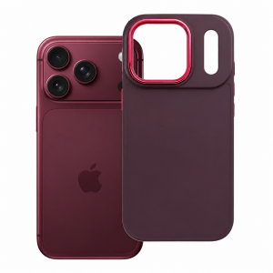 Frame Premium maskica za iPhone 18 Pro / 17 Pro - Bordo