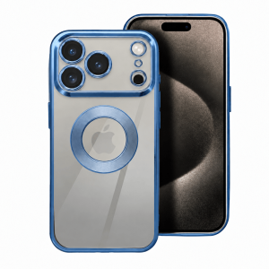  Kromirana prozirna maskica za iPhone 18 Pro / 17 Pro - Plava