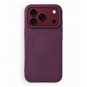 MagSafe Mekana Silikonska maskica za iPhone 18 Pro / 17 Pro - Bordo
