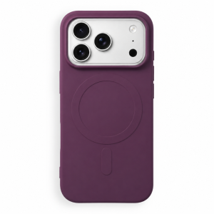 MagSafe Mekana Silikonska maskica za iPhone 18 Pro / 17 Pro - Bordo