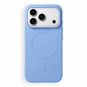MagSafe Mekana Silikonska maskica za iPhone 18 Pro / 17 Pro - Svijetlo Plava