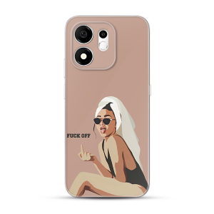 Silikonska Maskica za Honor 600 Smart - F*** off