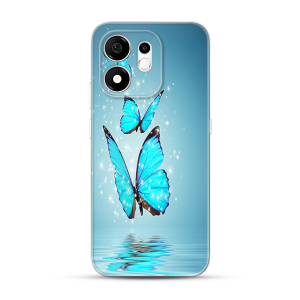 Silikonska Maskica za Honor 600 Smart - Blue Butterfly