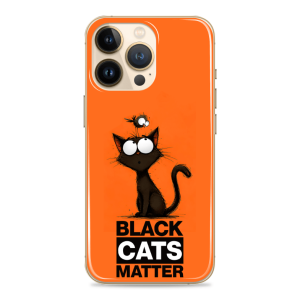 Silikonska Maskica za mobitel - "Black cats matter" - Halloween62