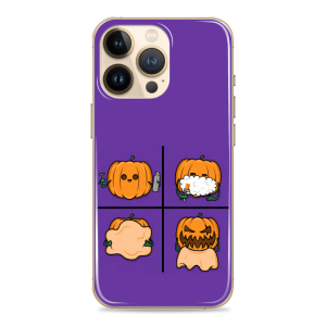 Silikonska Maskica za mobitel - "Funny pumpkins" - Halloween63
