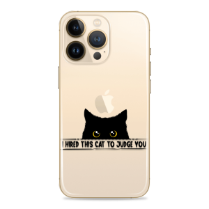 Silikonska Maskica za mobitel - "Judgy cat Black" - Halloween65