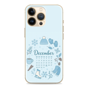 Silikonska Maskica za mobitel - "December calendar" - winter97