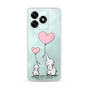 Silikonska Maskica za Honor X5c / X5c Plus - Elephant Heart