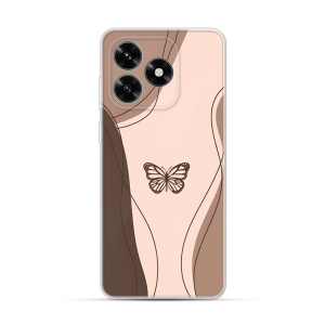 Silikonska Maskica za Honor X5c / X5c Plus - Butterfly Line
