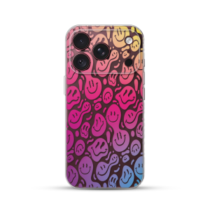 Silikonska Maskica za iPhone 18 Pro Max - Colorful Smiley