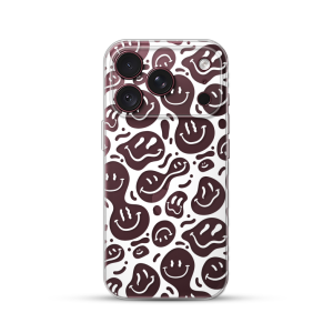 Silikonska Maskica za iPhone 18 Pro Max - White Smiley