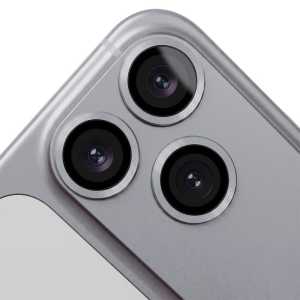 Zaštitno Staklo za Kameru za iPhone 18 Pro Max sa srebrnim rubovima