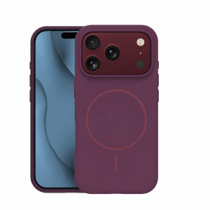 MagSafe Silikonska Thin maskica za iPhone 18 Pro Max / 17 Pro Max - Bordo
