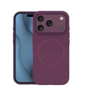 MagSafe Silikonska Thin maskica za iPhone 18 Pro Max / 17 Pro Max - Bordo