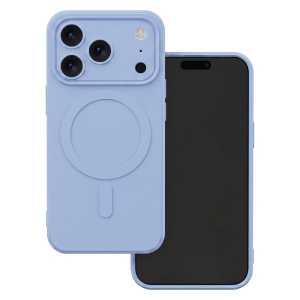 MagSafe Mekana Silikonska maskica za iPhone 18 Pro Max / 17 Pro Max - Svijetlo Plava