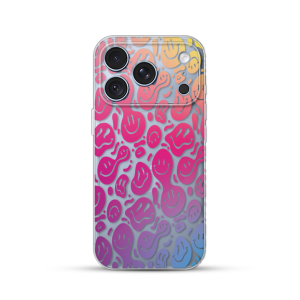 Silikonska Maskica za iPhone 18 Pro - Colorful Smiley