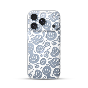 Silikonska Maskica za iPhone 18 Pro - White Smiley