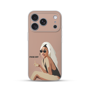 Silikonska Maskica za iPhone 18 Pro - F*** off