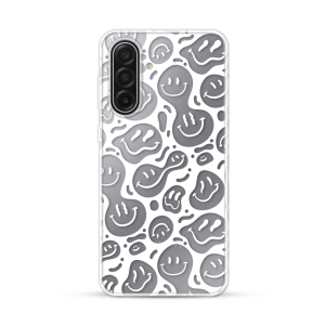 Silikonska Maskica za Samsung Galaxy A18 - White Smiley