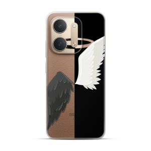 Silikonska Maskica za Redmi 17C - Black & White