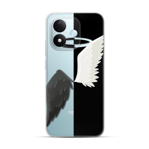 Silikonska Maskica za Redmi Note 17 4G/5G - Black & White