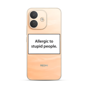 Silikonska Maskica za Redmi Note 17 Pro - Allergic to Stupid People