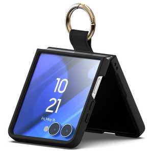 Mercury Gold Ring maskica za Samsung Galaxy Z Flip8 – Crna