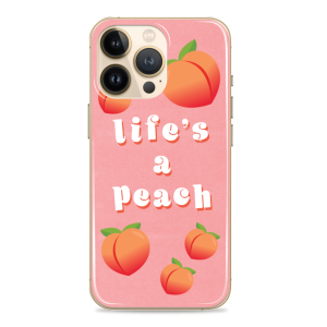 Silikonska maskica za mobitel - "Life's A Peach" - Q-15