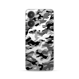 Silikonska Maskica za Xiaomi Redmi 13C 5G - Camouflage - siva