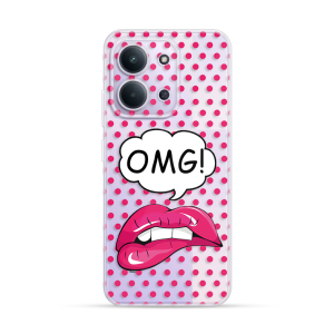 Silikonska Maskica za Redmi 15C - Red Lips