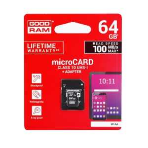 64GB – GOODRAM MicroSD Kartica s Adapterom