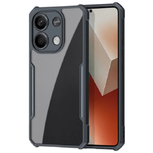 Defender prozirna maskica s crnim rubom za Xiaomi Redmi Note 13 4G