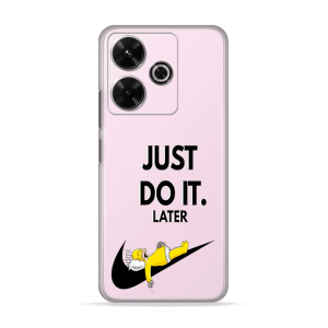 Silikonska Maskica za Redmi 13 (4G) - Just Do It (Later)