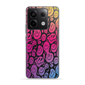 Silikonska Maskica za Redmi Note 13 Pro 5G - Colorful Smiley