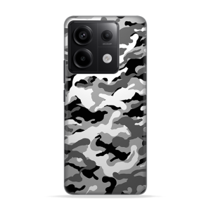 Silikonska Maskica za Redmi Note 13 Pro 5G - Camouflage - siva