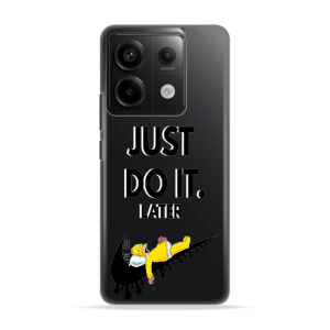 Silikonska Maskica za Redmi Note 13 Pro (5G) - Just Do It (Later)