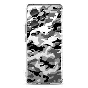 Silikonska Maskica za Redmi Note 13 Pro Plus - Camouflage - siva