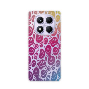 Silikonska Maskica za Redmi Note 14 Pro (4G) - Colorful Smiley