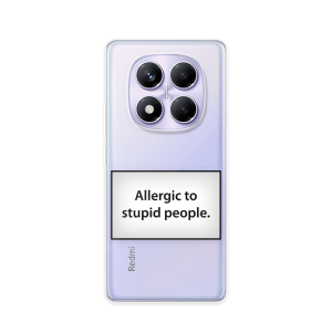 Silikonska Maskica za Redmi Note 14 Pro (4G) - Allergic to Stupid People